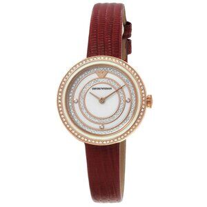 FX04513B NWT Emporio Armani Fashion Ladies Quartz Steel Authentic Watch